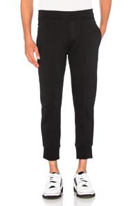 Neil Barrett Pintuck Skinny Track Pants In Black