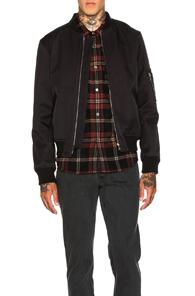 A.p.c. Ma-1 Bomber Jacket In Black