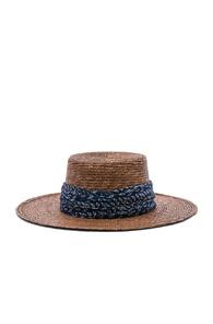 Janessa Leone Louis Bolero Hat In Brown