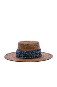 Janessa Leone Louis Bolero Hat In Brown