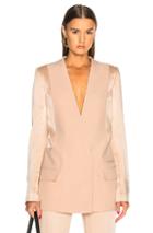 Haider Ackermann Collarless Blazer In Pink