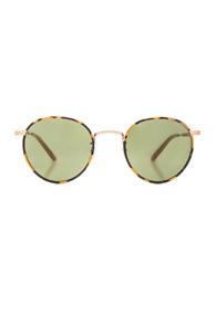 Garrett Leight Wilson 49 In Brown,animal Print