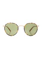 Garrett Leight Wilson 49 In Brown,animal Print