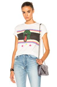 Saint Laurent Dinosaur Tee In White