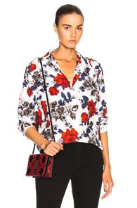 Equipment Signature Top In Floral,white