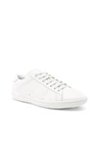 Saint Laurent Leather Low-top Sneakers In White