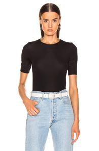 Goldsign Bound Sleeve Tee In Black