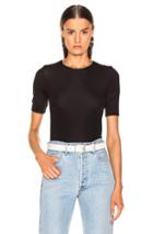 Goldsign Bound Sleeve Tee In Black