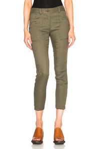 Veronica Beard Caladium Cargo Pants In Green