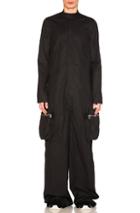 Rick Owens Long Sleeve Megacargo Bodybag In Black