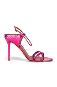 Malone Souliers Darlene Sandal In Animal Print,pink