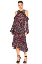 Preen Line Kim Dress In Purple,floral