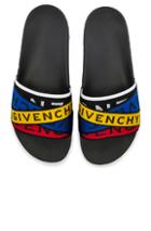Givenchy Slide Sandals In Yellow,black,blue