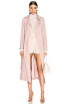 Ulla Johnson Maysa Trench In Purple