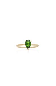 Ileana Makri Single Stone Ring In Metallics