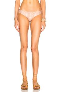 Tori Praver Swimwear Granada Bikini Bottom In Neutrals,animal Print,brown