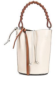 Loewe Gate Bucket Bag In White