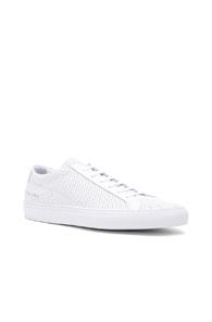 Common Projects Original Achilles Perforated Leather In White