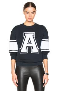 Alexandre Vauthier 'a' Sweatshirt In Blue