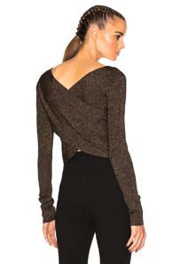 A.l.c. Chance Sweater In Black,metallics