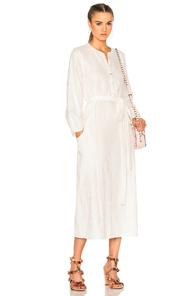 Mara Hoffman Peasant Dress In White