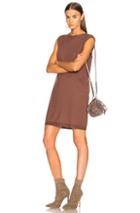 Rick Owens Cashmere Tunic In Brown
