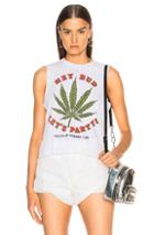 Local Authority For Fwrd Let's Party Tank Top In White