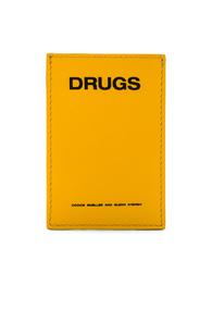 Raf Simons Drugs Cardholder In Yellow