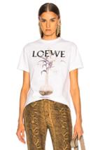Loewe Flower & Vase T Shirt In White