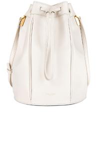 Saint Laurent Medium Talitha Bucket Bag In Black