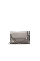 Stella Mccartney Falabella Fold Over Crossbody In Gray
