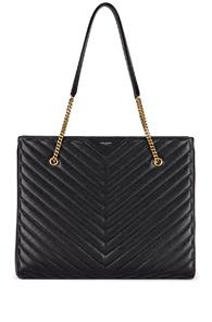 Saint Laurent Jumbo Tribeca Bag In Black