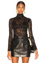 Dolce & Gabbana Lace Turtleneck In Black