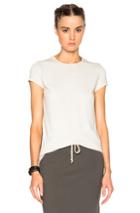 Drkshdw By Rick Owens Level Tee In White