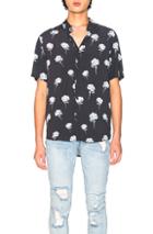 Ksubi Chrome Roses Shirt In Black,floral