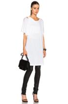 Helmut Lang Dolmam Long Tee In White