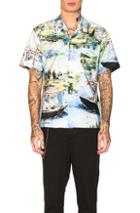 Off-white Lake Holiday Shirt In Blue,tropical