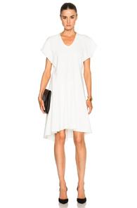 Ellery Crayon Dress In White