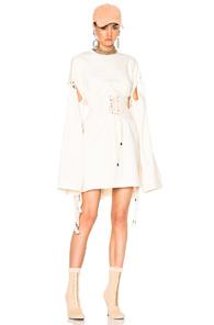 Fenty By Puma Sleeve Tie Sweatshirt In Neutrals