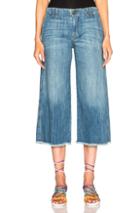 Current/elliott Cropped Hampden In Blue