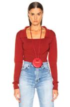 Jacquemus Praio Sweater In Brown,red