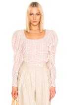 Atoir Down To You Top In Pink,plaid