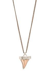 Givenchy Small Shark Tooth Necklace In Metallics