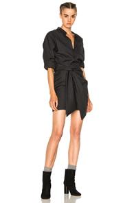 Isabel Marant Etoile Nolla Super 100 Wool Dress In Gray