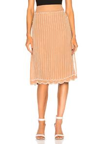 Retrofete Dana Skirt In Neutrals