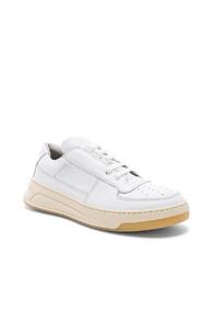 Acne Studios Perey Lace Up Sneakers In White