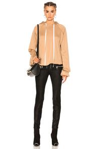 Unravel Terry Oversize Sleeve Hoodie In Neutrals