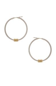 Spinelli Kilcollin Pegasus Hoop Earrings In Metallics