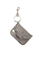 Stella Mccartney Falabella Keychain In Gray