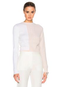 Maison Margiela Sweater Bodysuit In Neutrals
